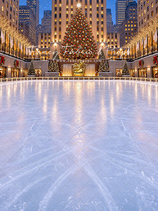 Wintertime Skating Rink - with Sweep Option
