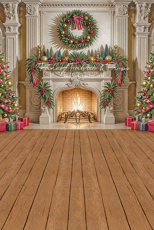 Yuletide Hearth - with Sweep Option