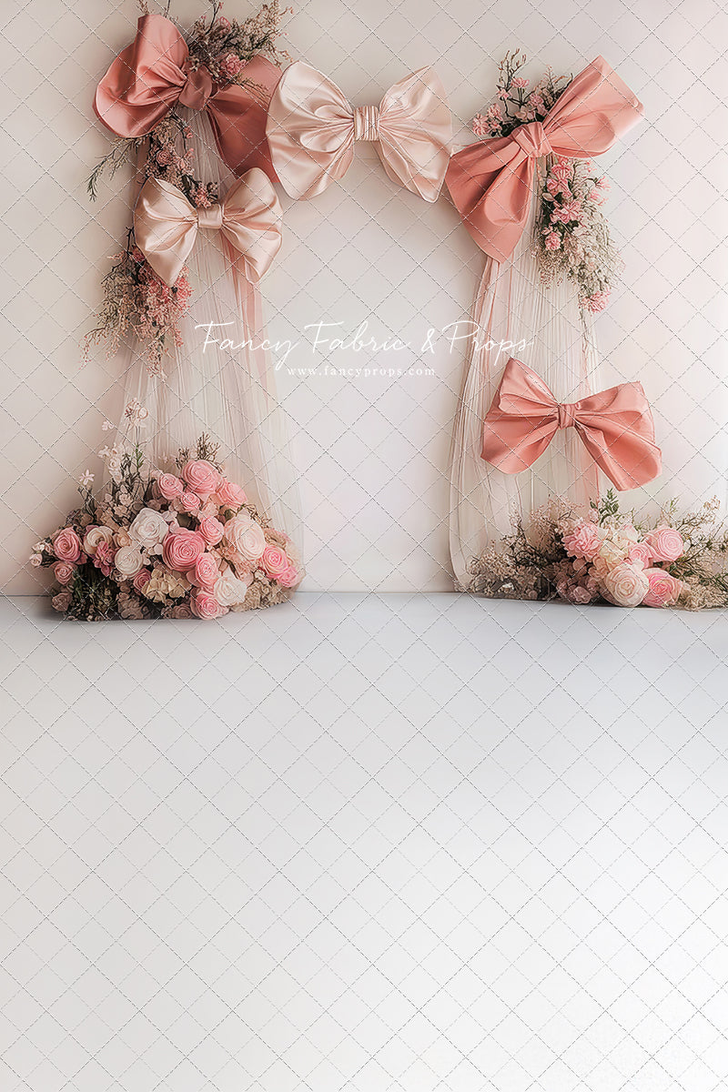 Bowtied Blush - With Sweep Option