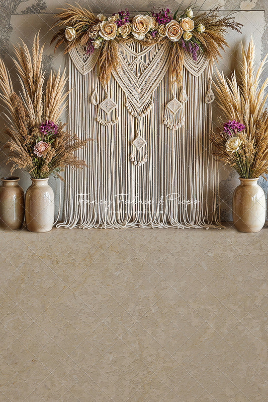 Rustic Woven Tapestry - With Sweep Option