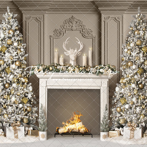 Frosted Fireside Glow