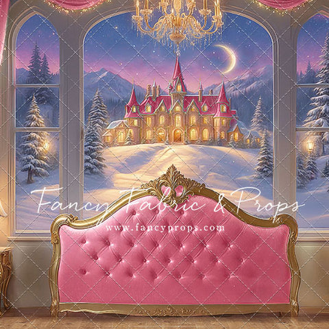 Holiday Fairytale Slumber - Pink - With Sweep Option