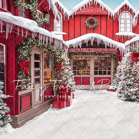 North Pole Village Square - With Sweep Option