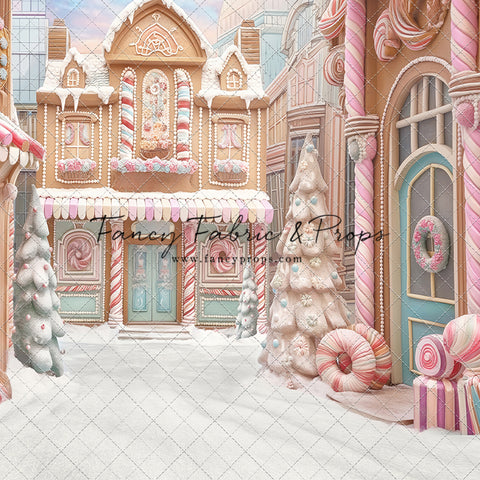 Pastel Gingerbread Street - With Sweep Option