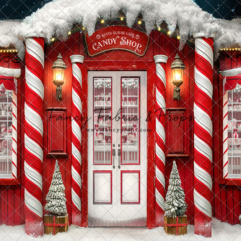 Santa Claus Lane Candy Shop - With Sweep Option