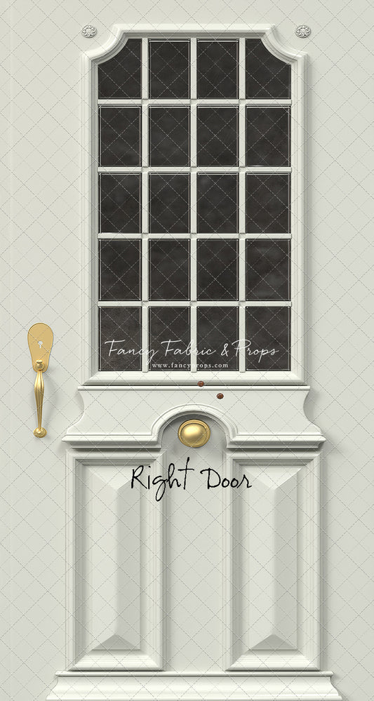 White Door With Window - Slimline Drop For OG Fancy Lite System - Slimline Panels