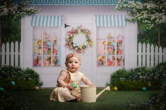 Little Easter House 60x50" - Littles Collection