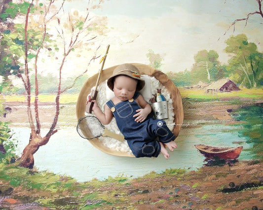 Lake House 60x50" - Littles Collection