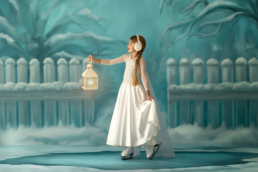 Snowy Pond Mat Floor