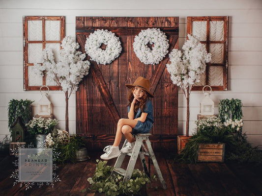 Purely Rustic Spring Porch