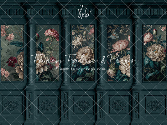 Moody Teal Wall 2pc Set