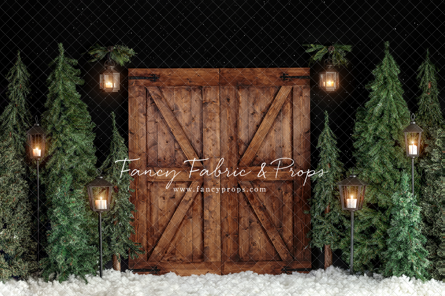 Evening Snowy Winter Retreat