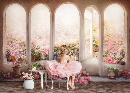 Romantic Villa Window