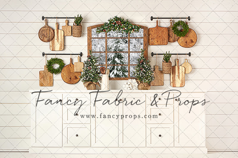 Rustic Snowy Kitchen