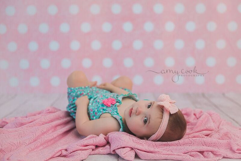 Vintage Pink Dots