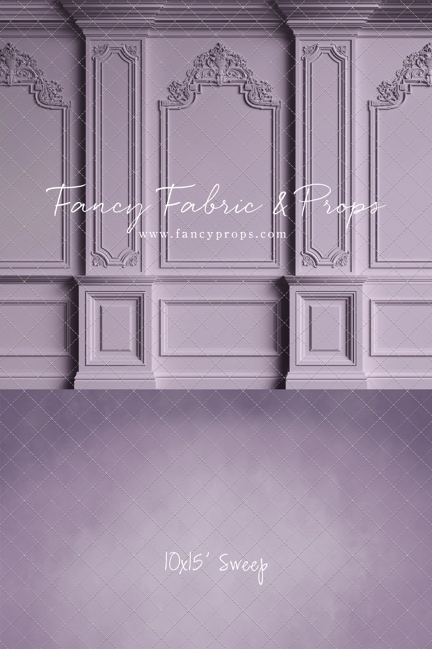 Classic Purple Victorian Wall - With Sweep Option