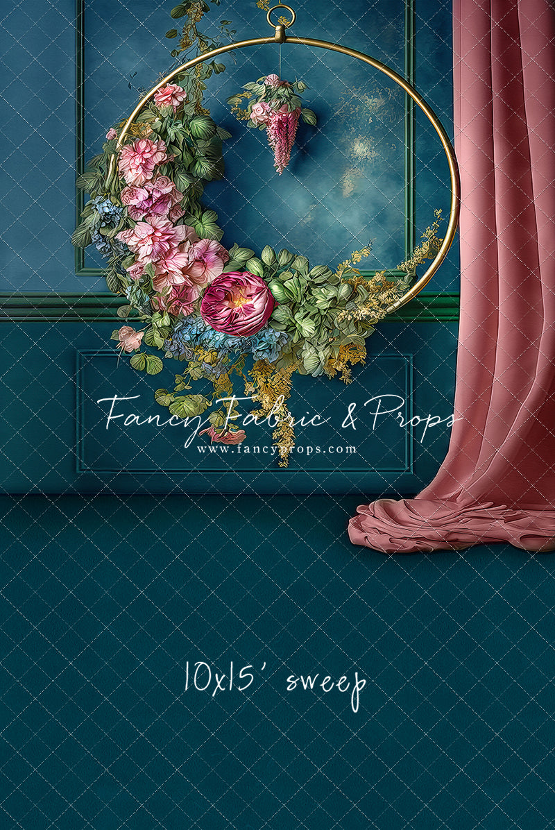 Turquoise Elegant Hoop - Sweep Sizes Only