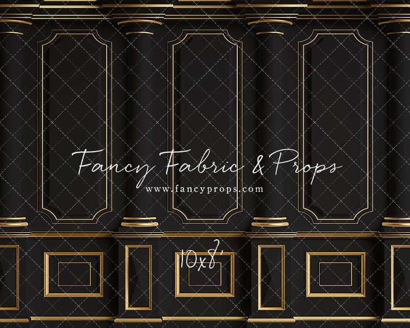 Dark Victorian Gold Wall - With Sweep Option