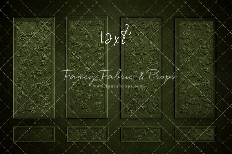 Elegant Emerald Wall