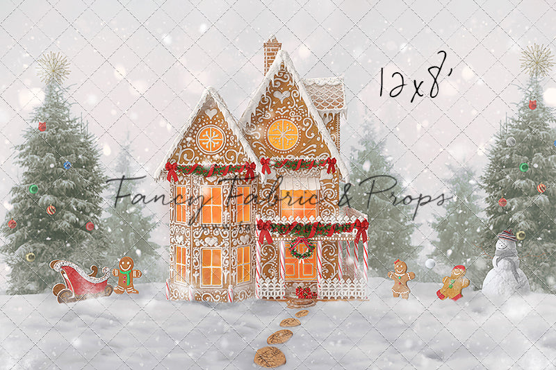 Frosty Gingerbread House