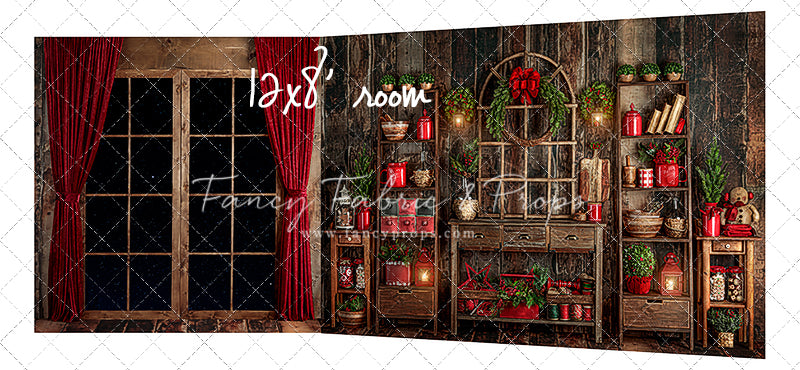 Rustic Christmas Confectionery Room