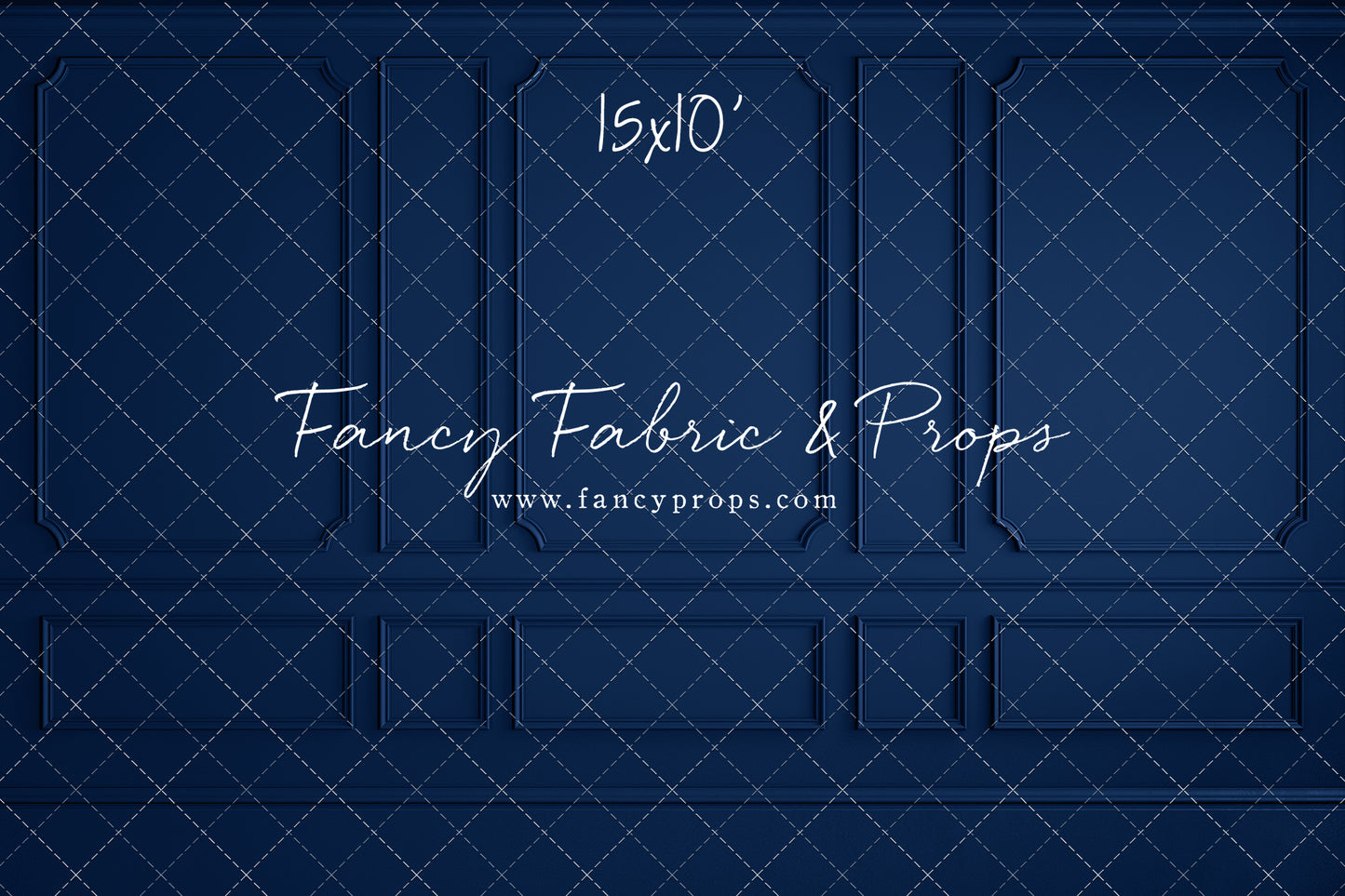 Midnight Wainscoting Wall