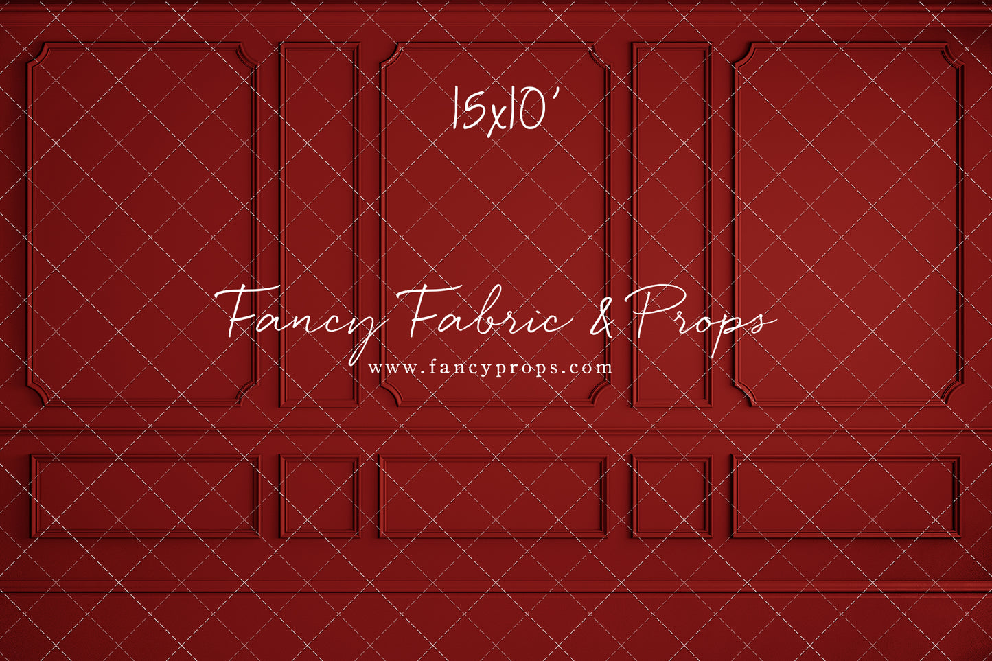 Red Wainscoting Wall