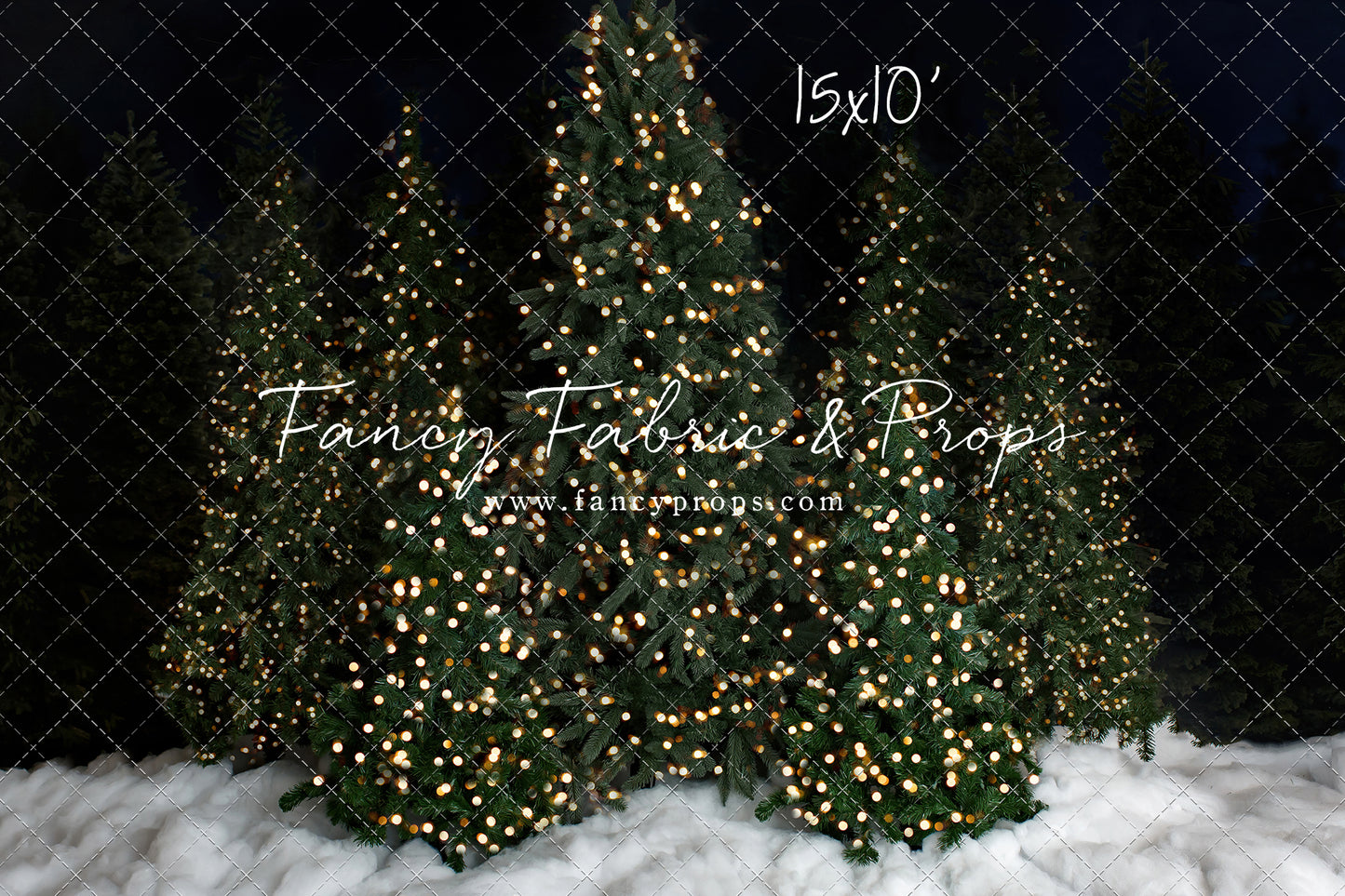 Snowy Christmas Trees