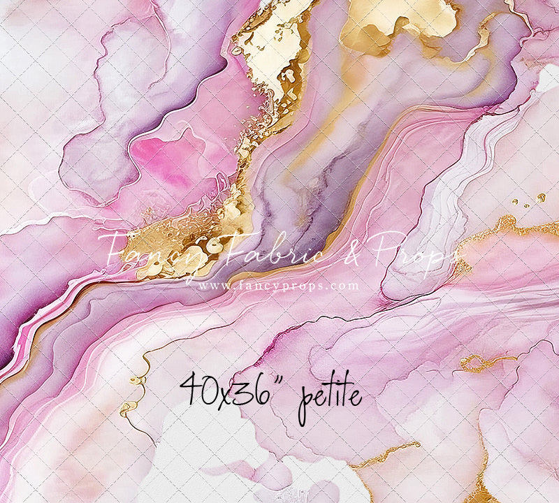 Rose Gold Marble Swirl - Petite