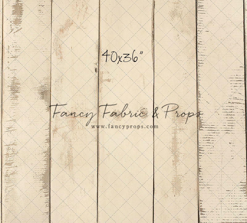 Amanda Cream Barn Wood Planks - Petite