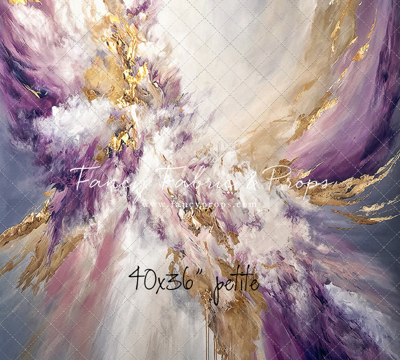 Purple & Golden Marble Swirl - Petite