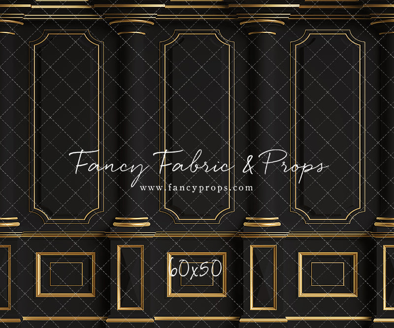 Dark Victorian Gold Wall - With Sweep Option