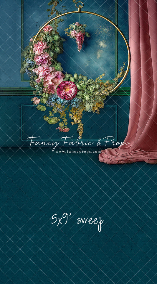 Turquoise Elegant Hoop - Sweep Sizes Only