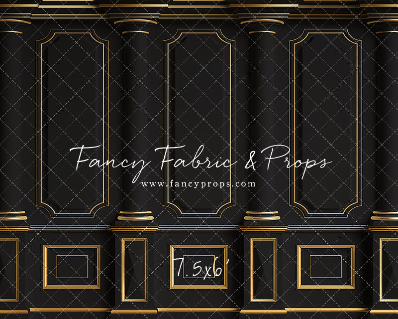 Dark Victorian Gold Wall - With Sweep Option