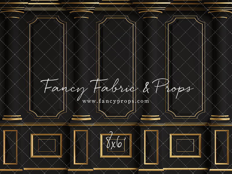 Dark Victorian Gold Wall - With Sweep Option