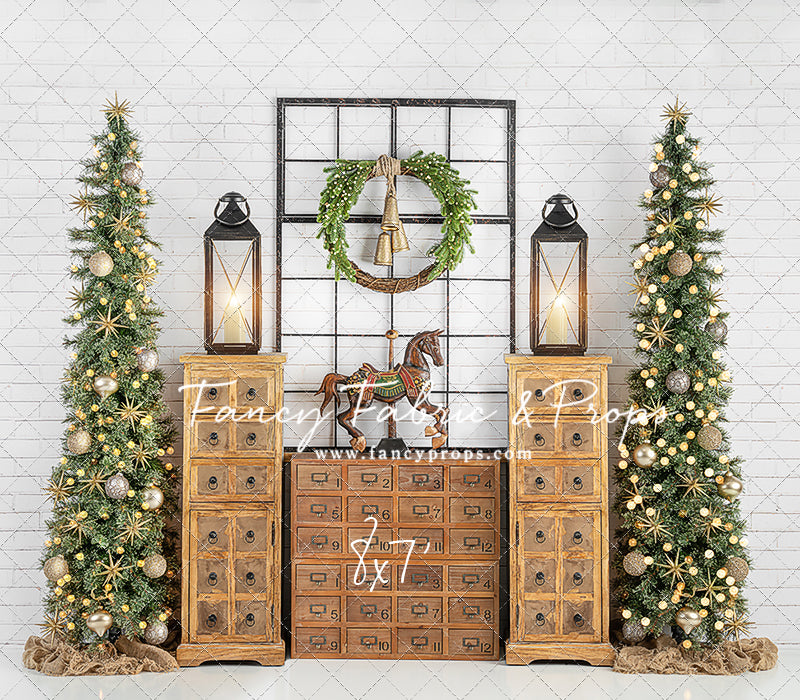 Vintage Holiday Kitchen 2pc Room