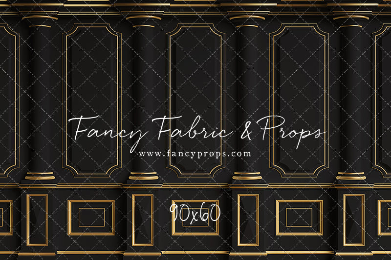 Dark Victorian Gold Wall - With Sweep Option