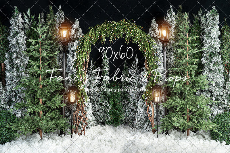 Evening Tree Farm Stroll 2pc Mini Room