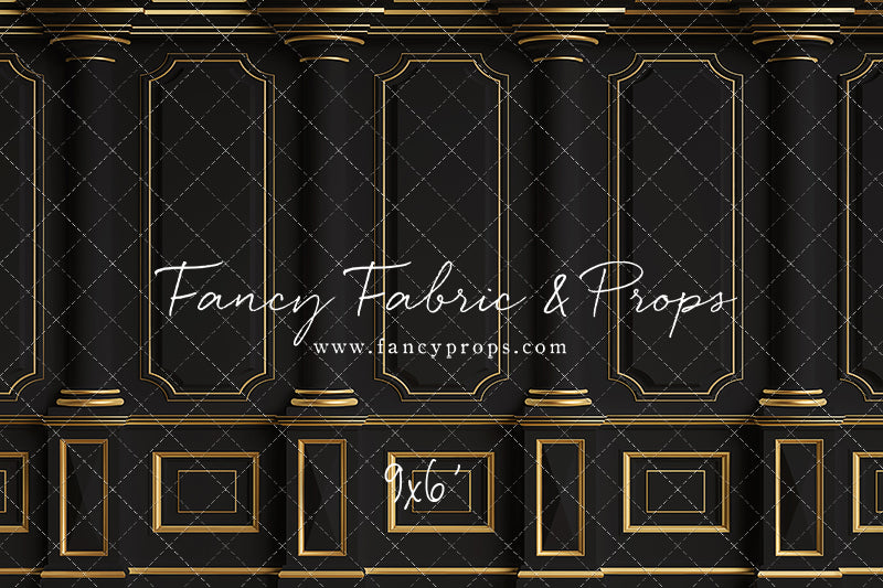 Dark Victorian Gold Wall - With Sweep Option