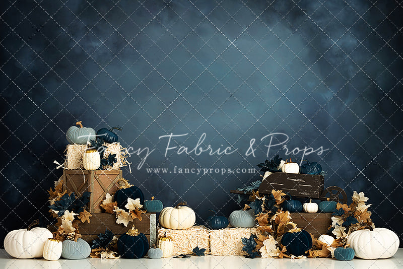 Blue Pumpkins of Fall