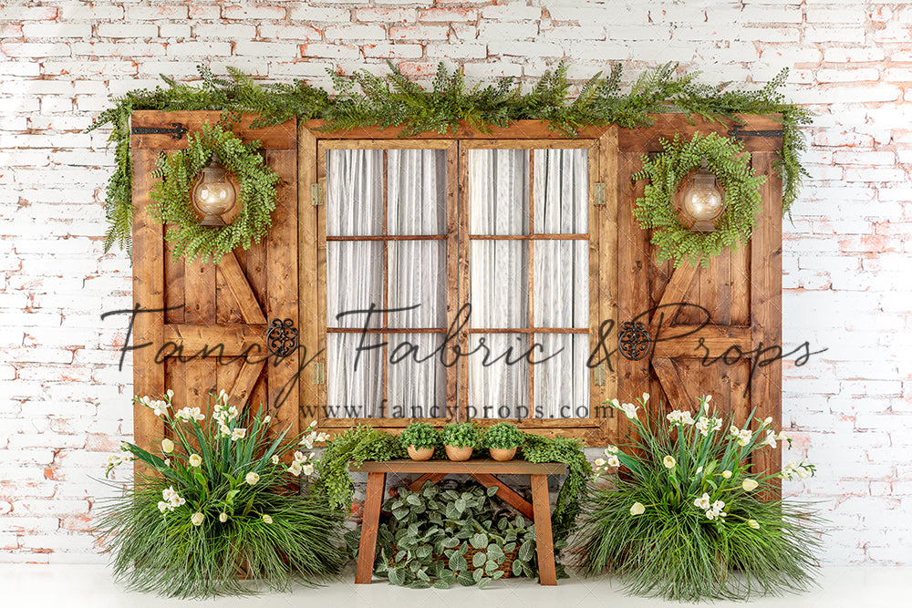 Botanical Fern Window