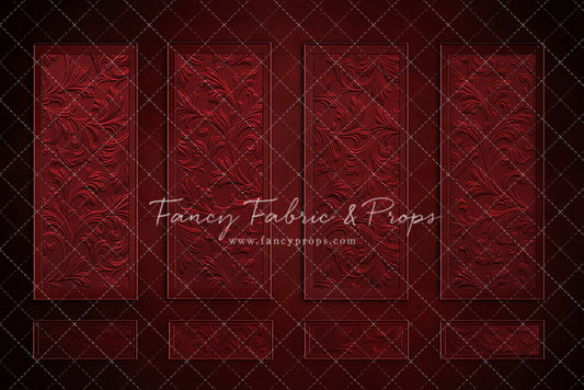 Elegant Crimson Wall