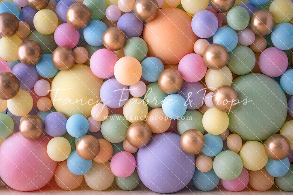 Pastel Palette Balloon Wall
