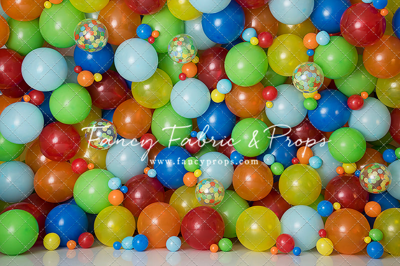 Pretty Primary Balloon Wall