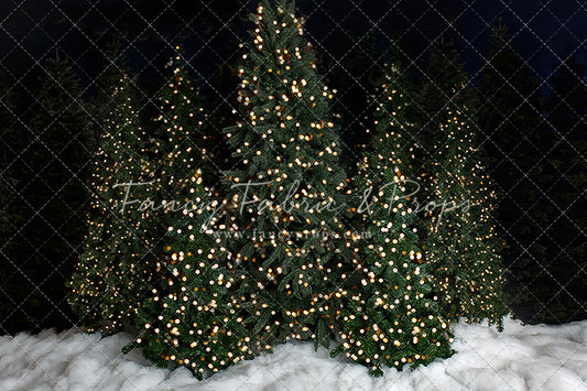 Snowy Christmas Trees