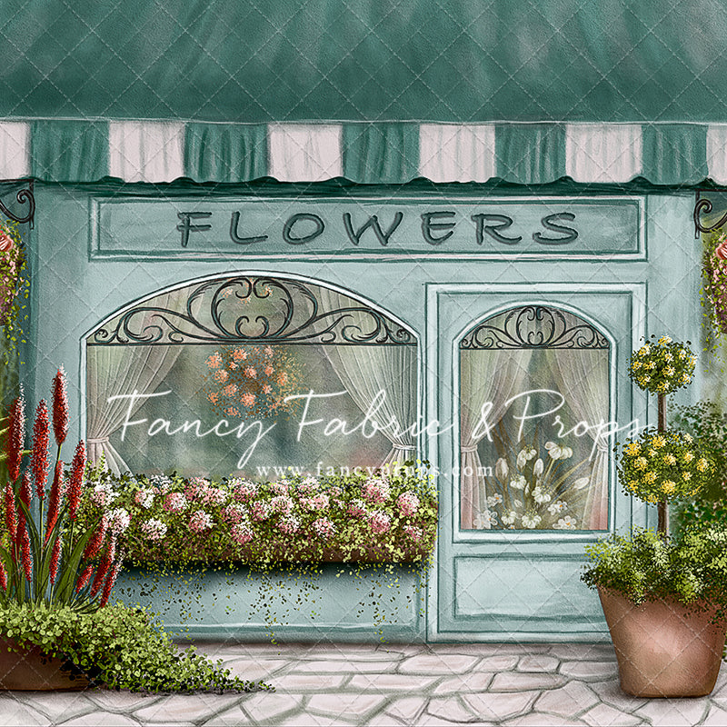 Best Little Flower Shop Fancy Fabric & Props