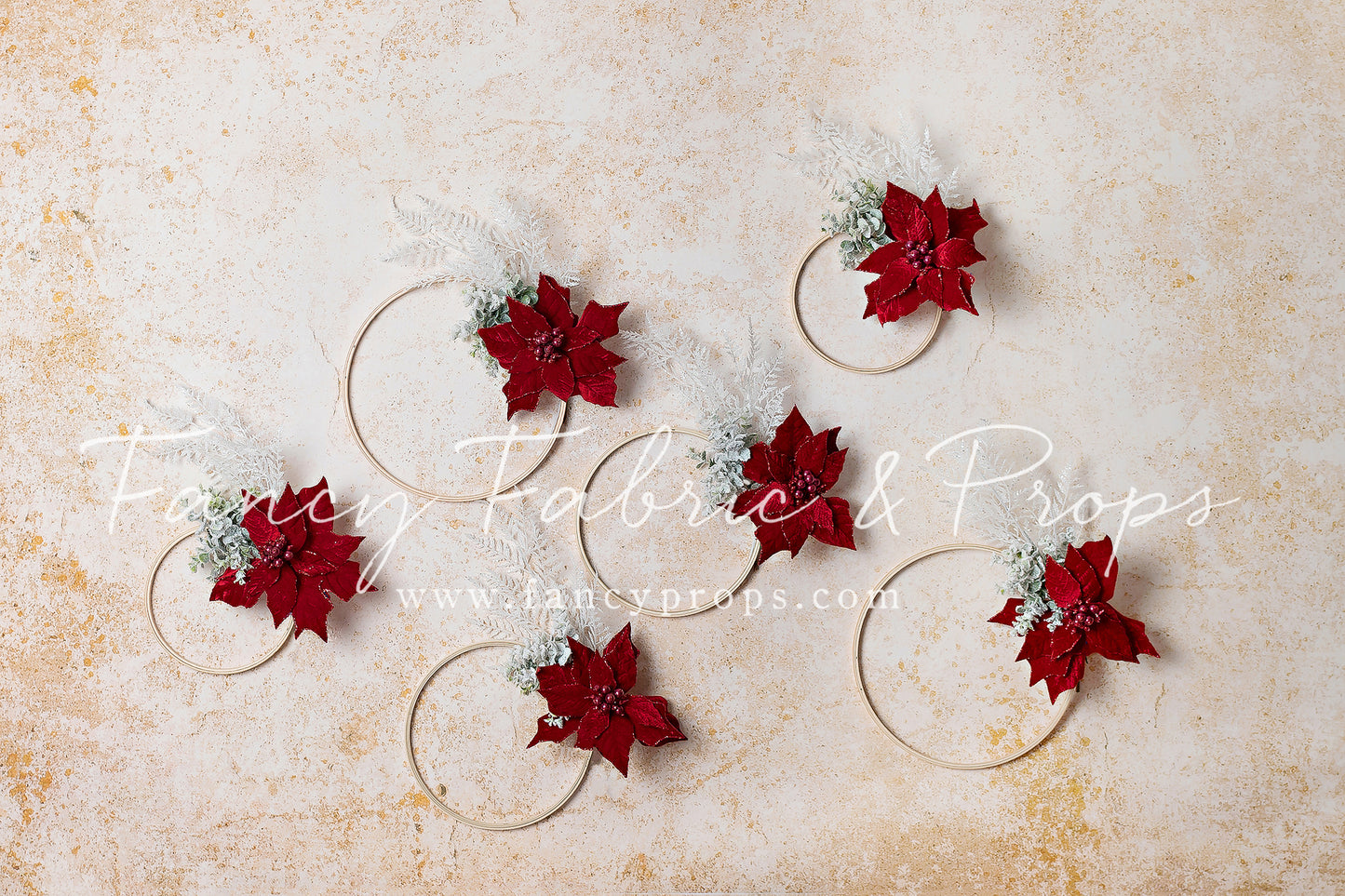 I Hoop You Love Poinsettias