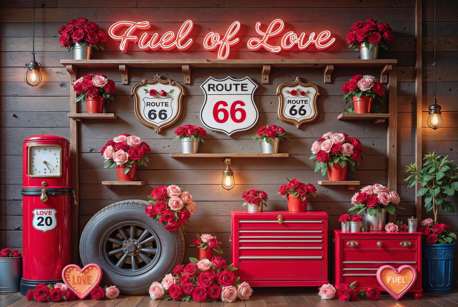 VALENTINE'S DAY BACKDROPS