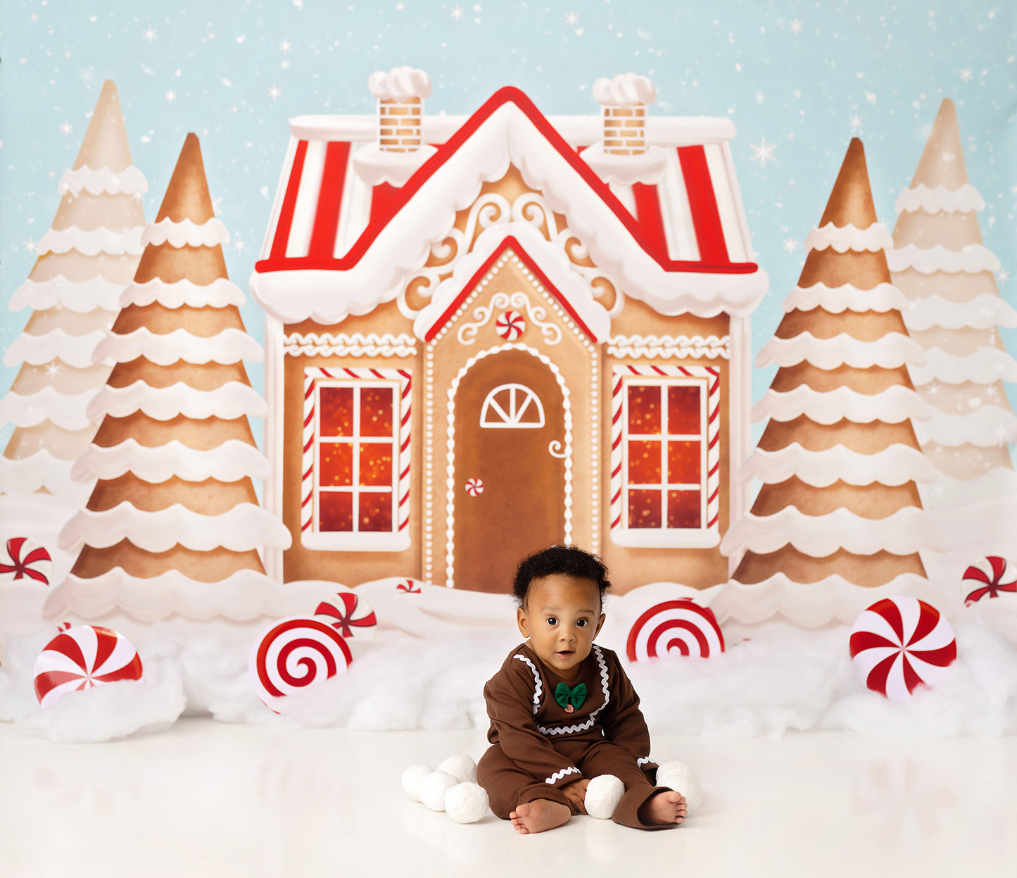 Pretty Peppermint Gingerbread House