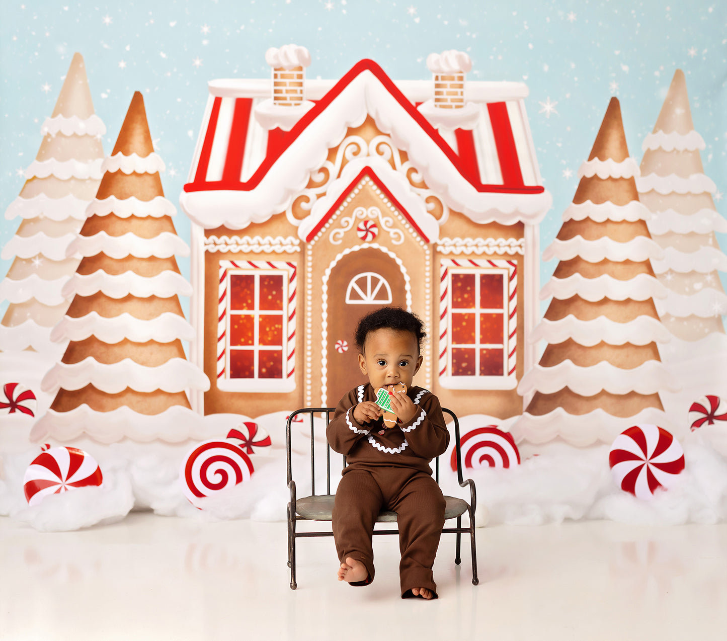 Pretty Peppermint Gingerbread House